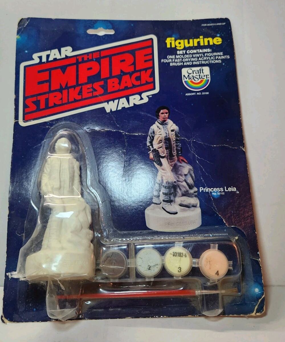 1980 Star Wars Empire Strikes Back Paint By Number Figurine Princess Leia M23